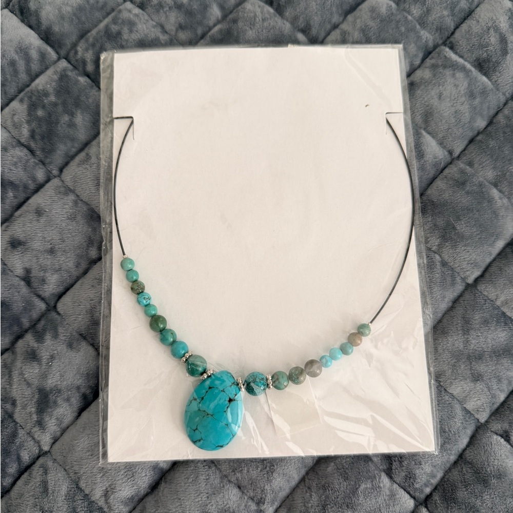 Turquoise Beaded Necklace